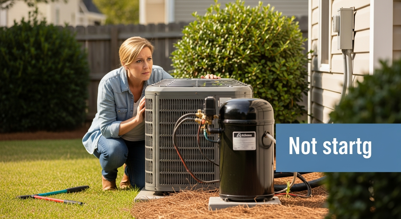 Heath Springs, SC Homeowners: Why Your AC Compressor Isn't Starting This Late Spring & How to Get Cool Air Back — in-context / use-case image