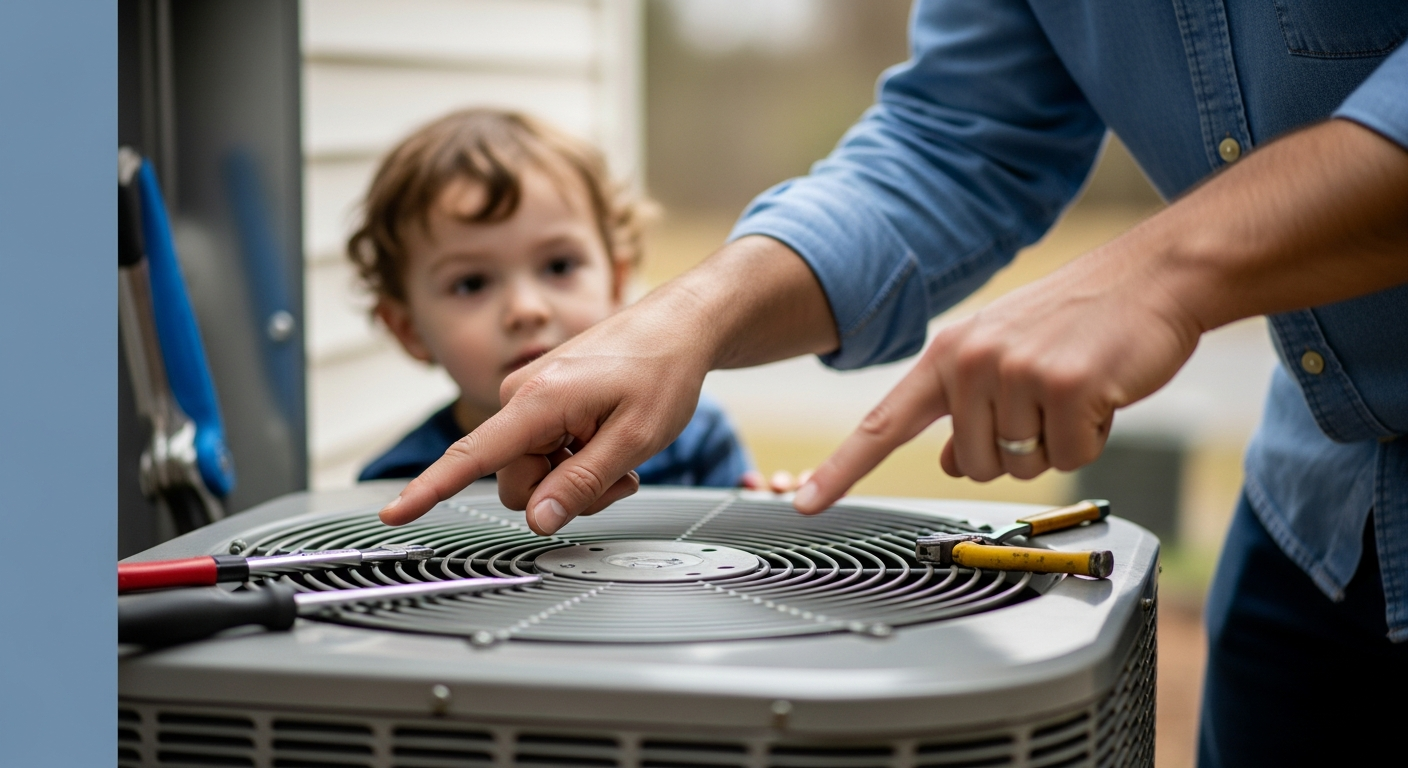 Van Wyck, SC's Summer Struggle: Why Your AC Runs Constantly But Never Reaches the Setpoint — process / how-it-works image