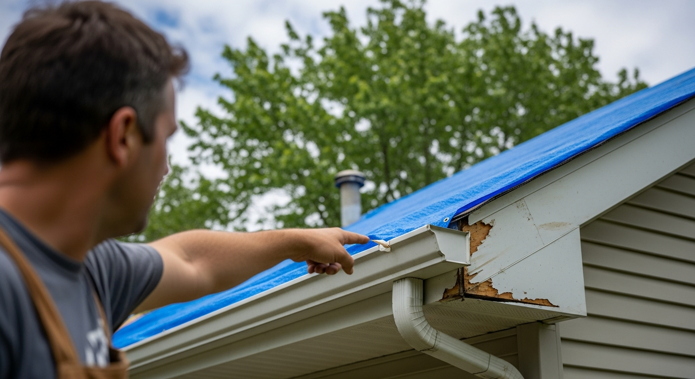 Alton Homes: Identifying and Repairing Overlooked Wind Damage to Fascia and Soffits After Spring Thunderstorms — human element image
