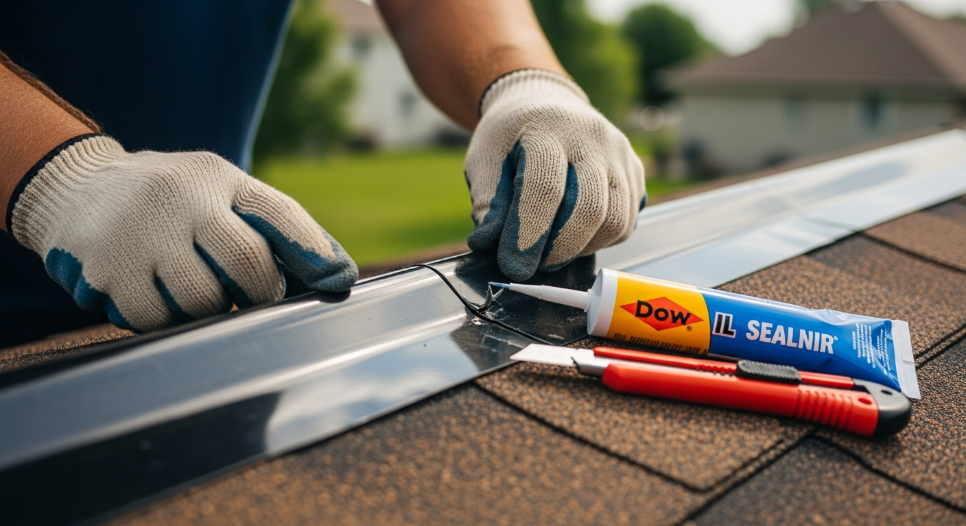 Dow, IL Homes: Is Early Summer Heat Cracking Your Roof Flashing? What to Look For — process / how-it-works image