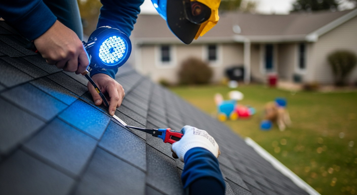 Troy, IL Homes: Emergency Steps When Your Roof Leaks During Severe Spring Thunderstorms — human element image
