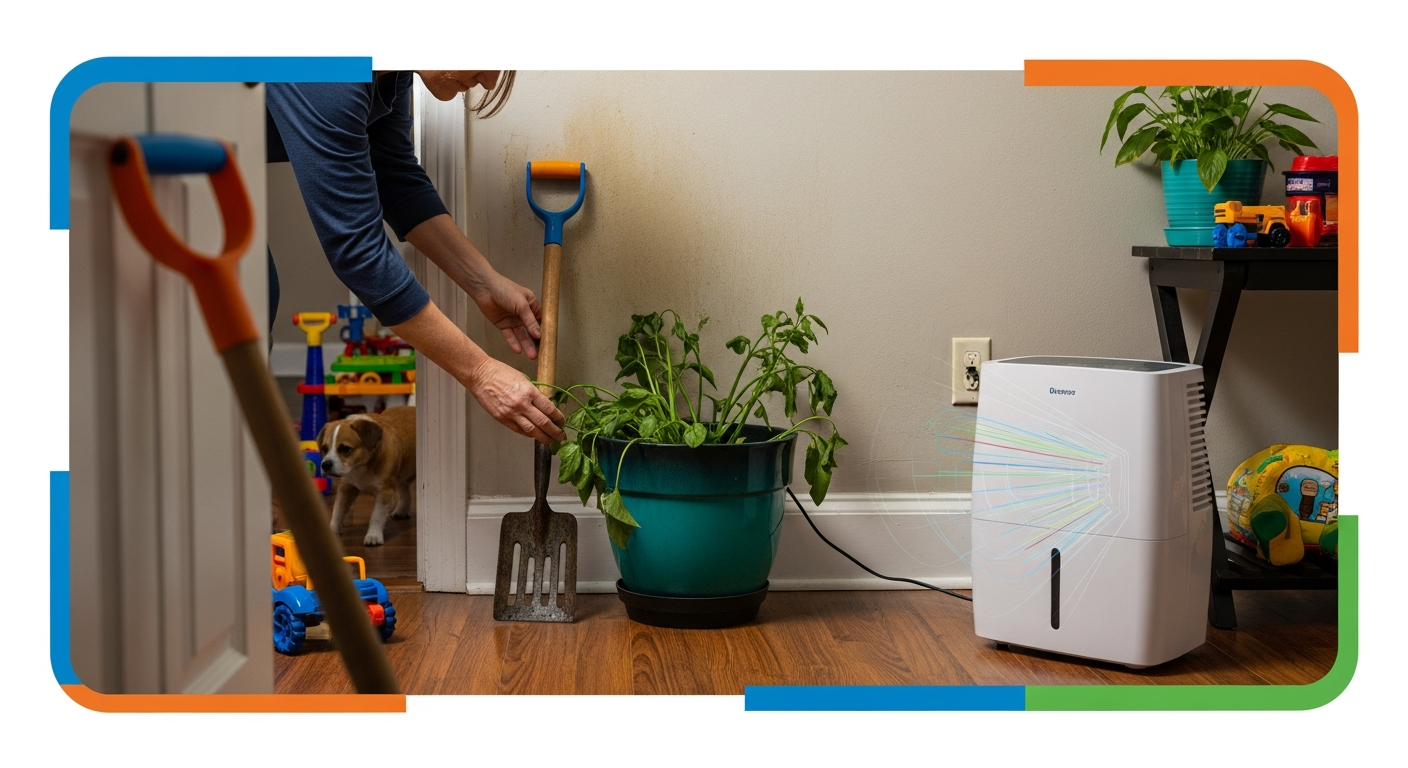 Fenton, MO's Shifting Seasons: How Late Spring Moisture and Rising Humidity Impact Your Home's Indoor Air Quality and Foundation — human element image