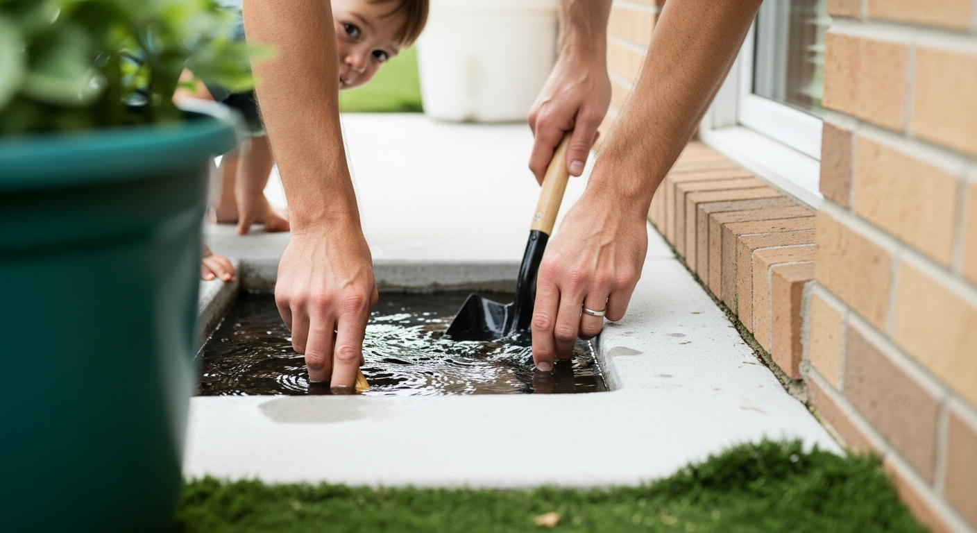 Caseyville, IL's Summer Storm Challenge: Preventing & Cleaning Up Basement Window Well Flooding — process / how-it-works image
