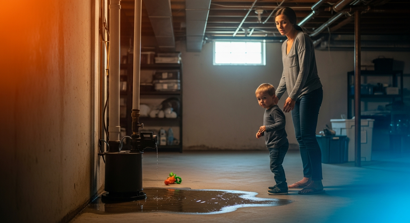 Collinsville's Spring Storm Threat: How Sump Pump Failures Lead to Basement Flooding — in-context / use-case image