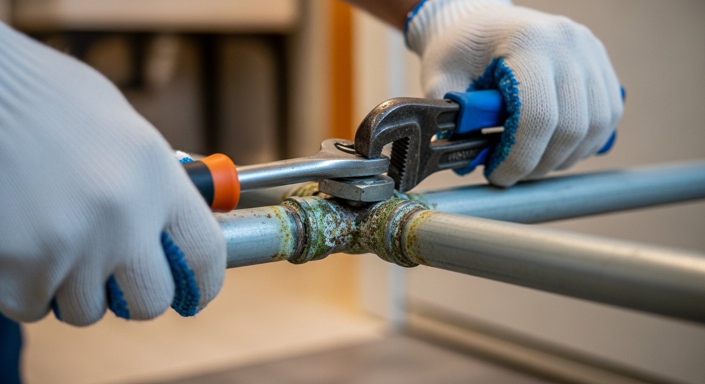 Granite City's Older Homes: Spring Plumbing Leaks and Hidden Mold Risks from Galvanized Pipes — process / how-it-works image