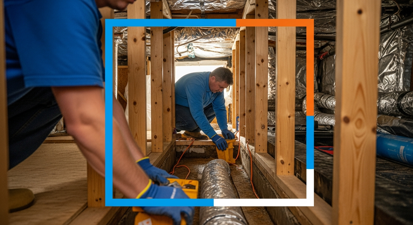 Highland, IL's Hidden Hazard: How Spring Humidity Causes Crawl Space Mold and What to Do — human element image