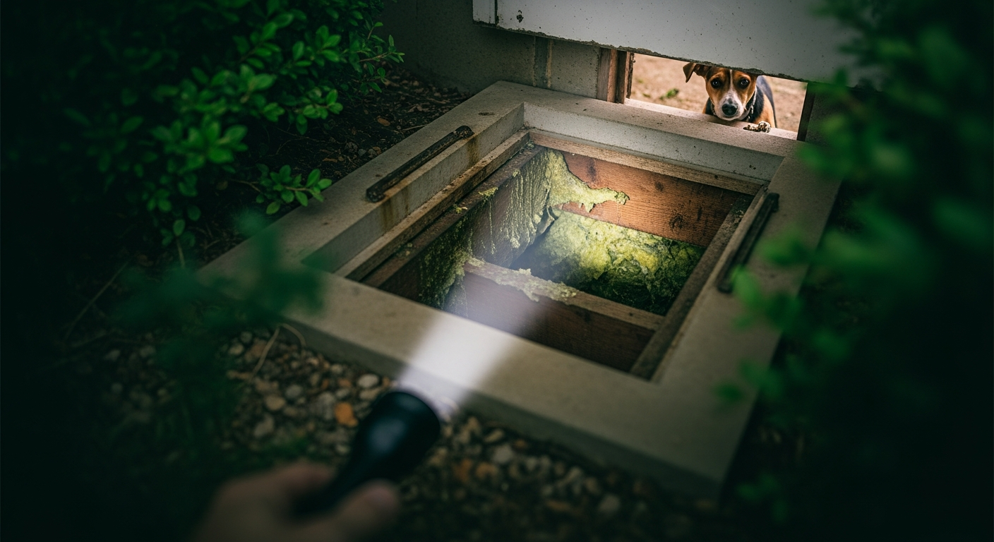 Marine, IL Homes: Uncovering Hidden Crawl Space Mold Risks from Summer Humidity and Lingering Spring Moisture — in-context / use-case image