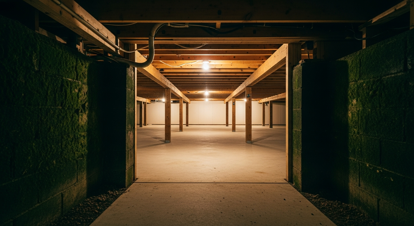 Marine, IL Homes: Uncovering Hidden Crawl Space Mold Risks from Summer Humidity and Lingering Spring Moisture — outcome / result image