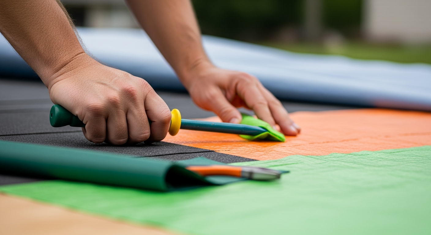Mascoutah Commercial Properties: Urgent Steps for Flat Roof Leaks After Summer Storms — process / how-it-works image
