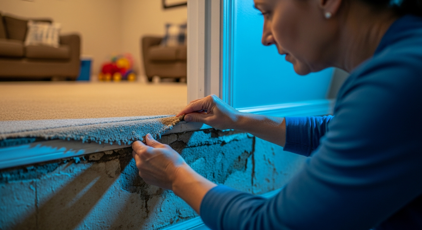 O'Fallon, IL's Newer Homes: Uncovering Hidden Water Damage from Appliance Leaks in Finished Basements This Spring — human element image