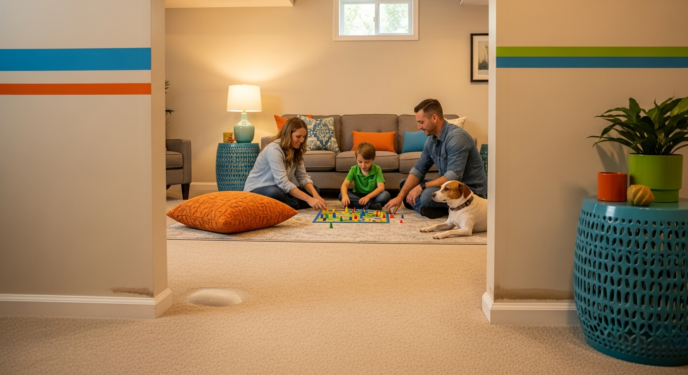 O'Fallon, IL's Newer Homes: Uncovering Hidden Water Damage from Appliance Leaks in Finished Basements This Spring — in-context / use-case image