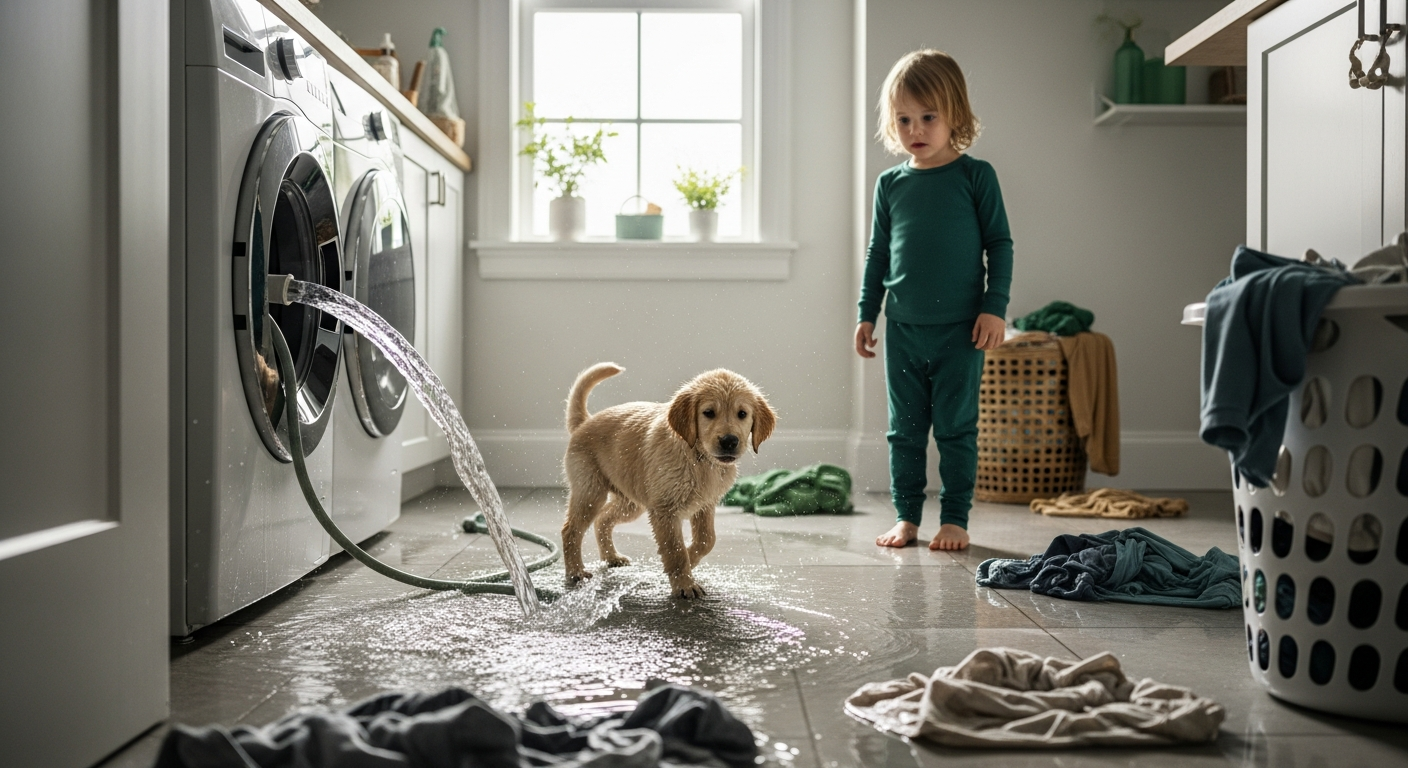 Pontoon Beach, IL's Sudden Flood: What to Do When Your Washing Machine Hose Bursts This Spring — in-context / use-case image