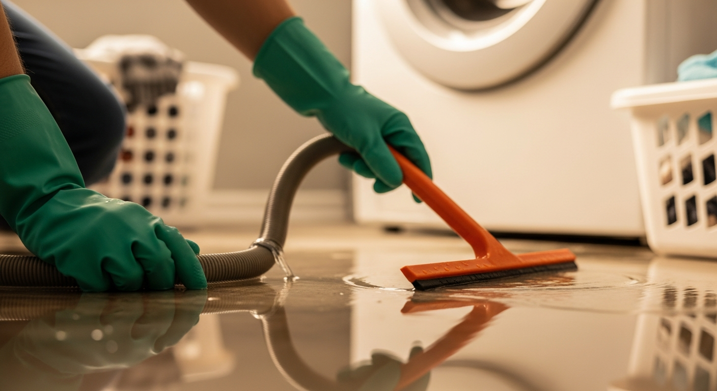 Pontoon Beach, IL's Sudden Flood: What to Do When Your Washing Machine Hose Bursts This Spring — process / how-it-works image