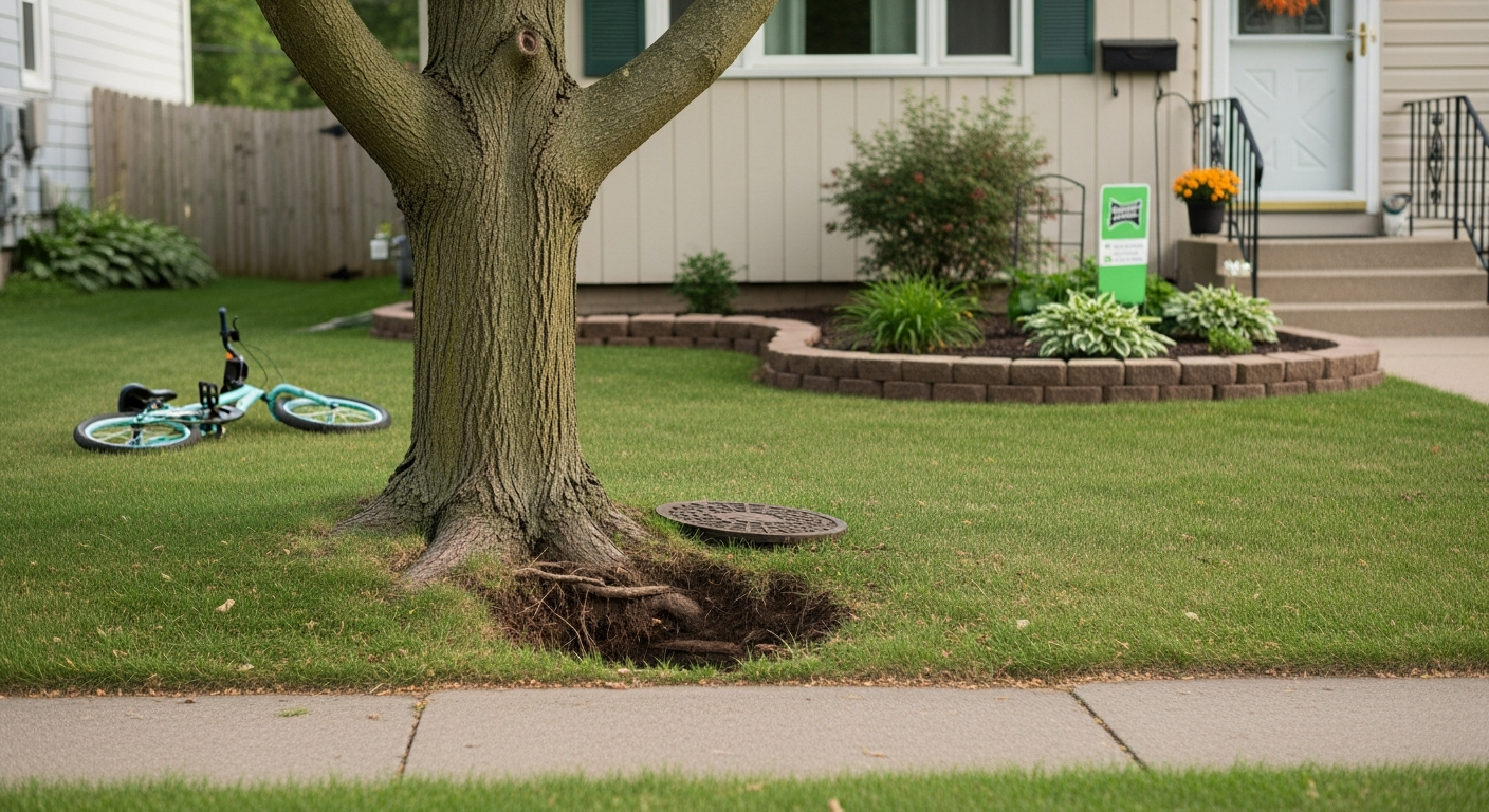St. Jacob, IL's Hidden Hazard: How Summer Tree Root Growth & Heavy Rain Cause Sewer Backups in Older Homes — in-context / use-case image