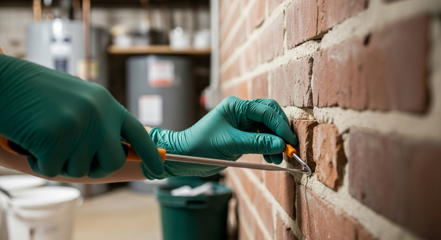 St. Louis City's Historic Brick Basements: Identifying Hidden Mold Risks from Persistent Spring Dampness, process / how-it-works image
