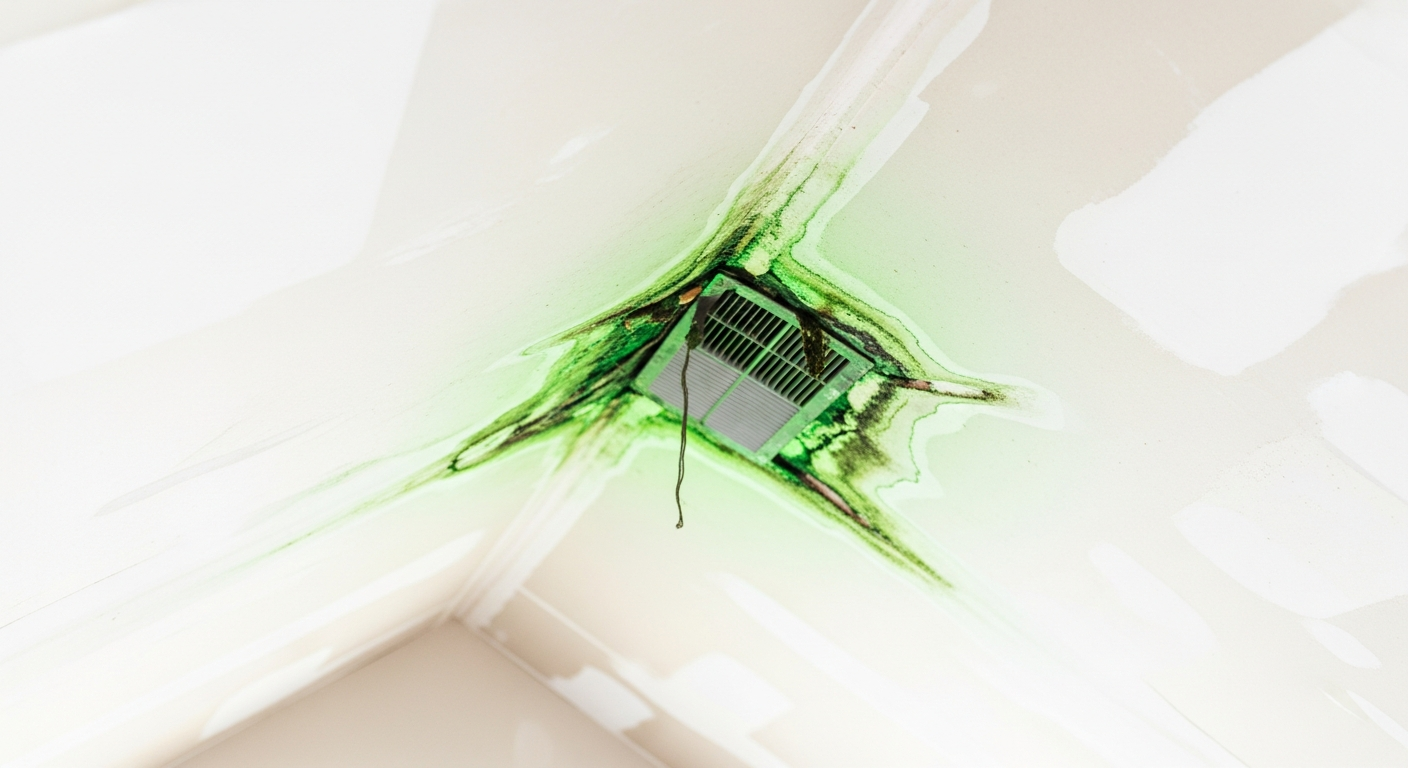 Staunton, IL Homes: Detecting Hidden Ceiling Water Damage from Attic AC Leaks This Summer — in-context / use-case image