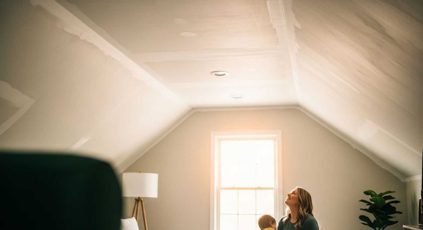 Staunton, IL Homes: Detecting Hidden Ceiling Water Damage from Attic AC Leaks This Summer — outcome / result image
