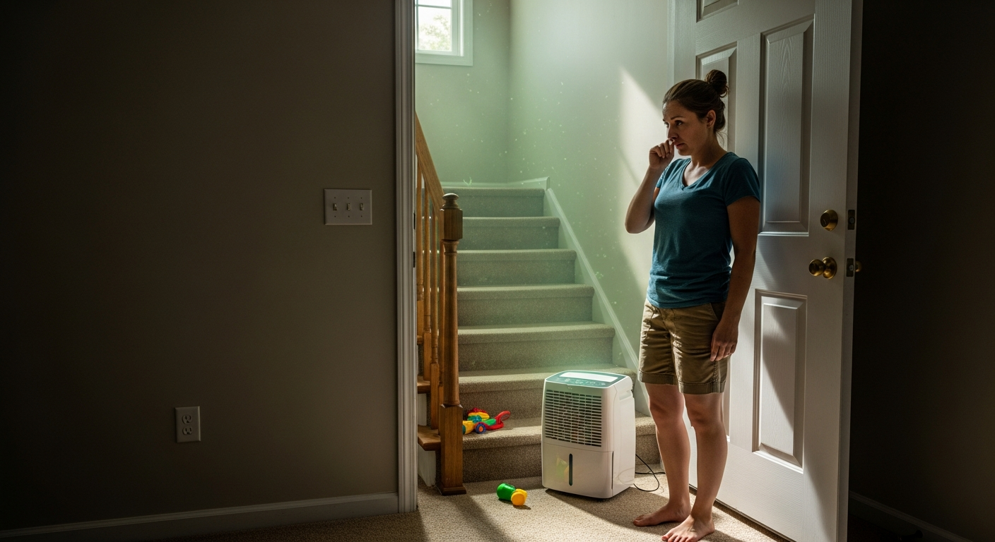 Worden, IL's Summer Basement Mystery: Uncovering the Causes of Musty Smells and Hidden Moisture — in-context / use-case image